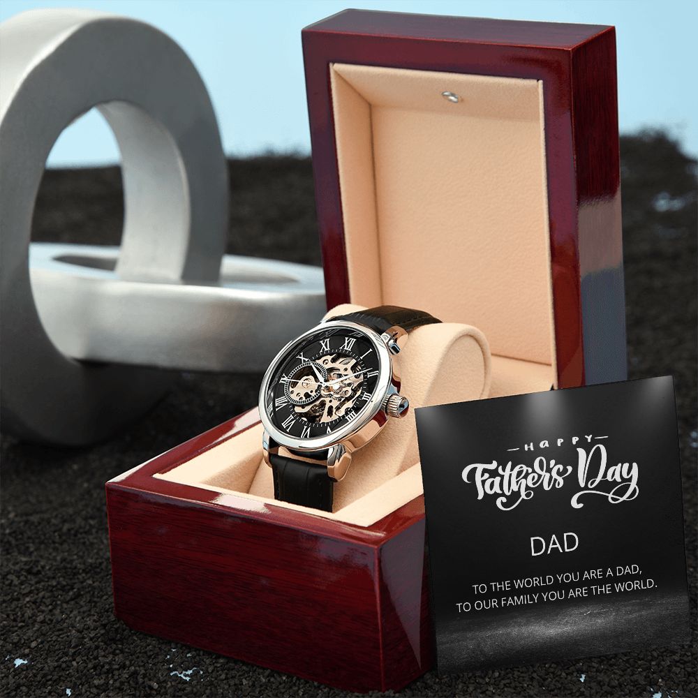 MENS OPENWORK WATCH