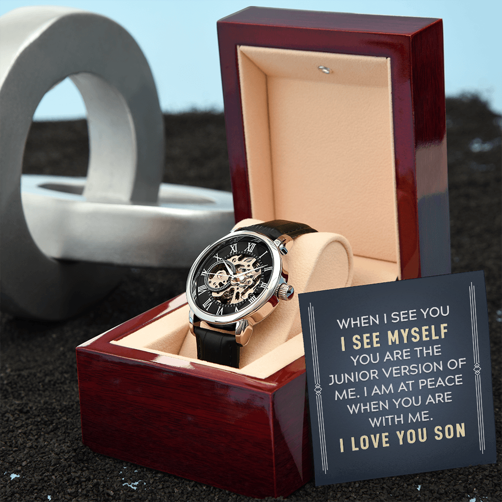 MENS OPENWORK WATCH