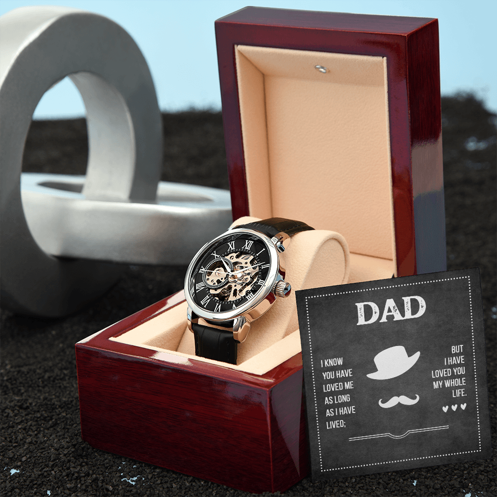 MENS OPENWORK WATCH