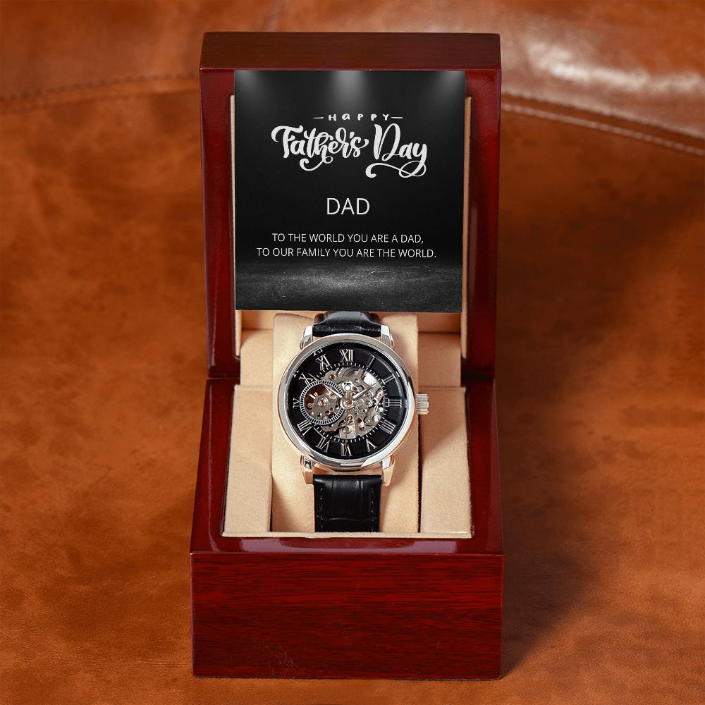 MENS OPENWORK WATCH