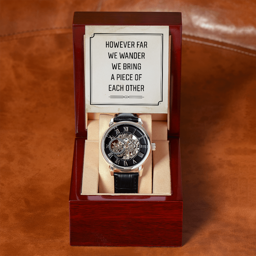 MENS OPENWORK WATCH