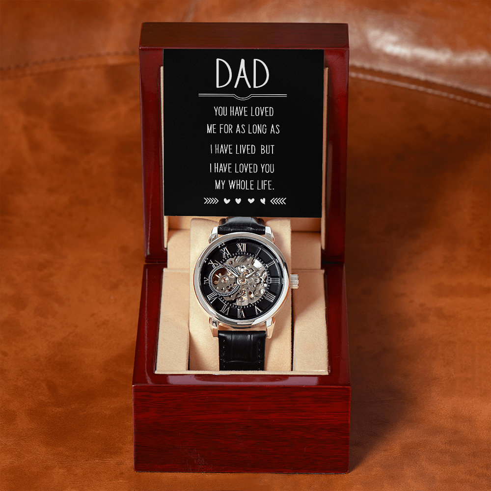 MENS OPENWORK WATCH