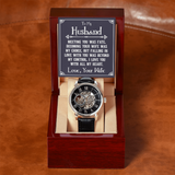MENS OPENWORK WATCH