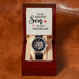 MENS OPENWORK WATCH