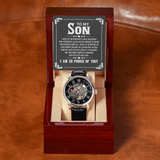 MENS OPENWORK WATCH