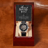 MENS OPENWORK WATCH
