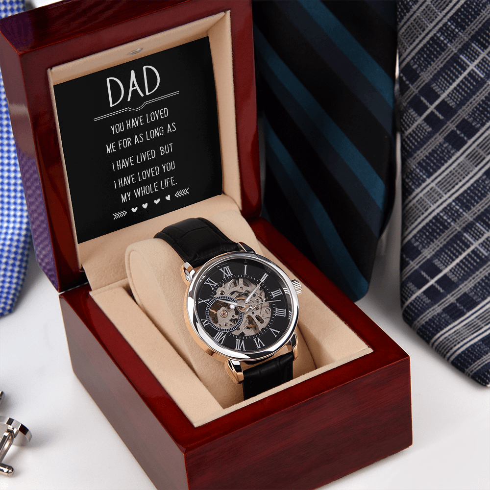 MENS OPENWORK WATCH