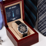MENS OPENWORK WATCH