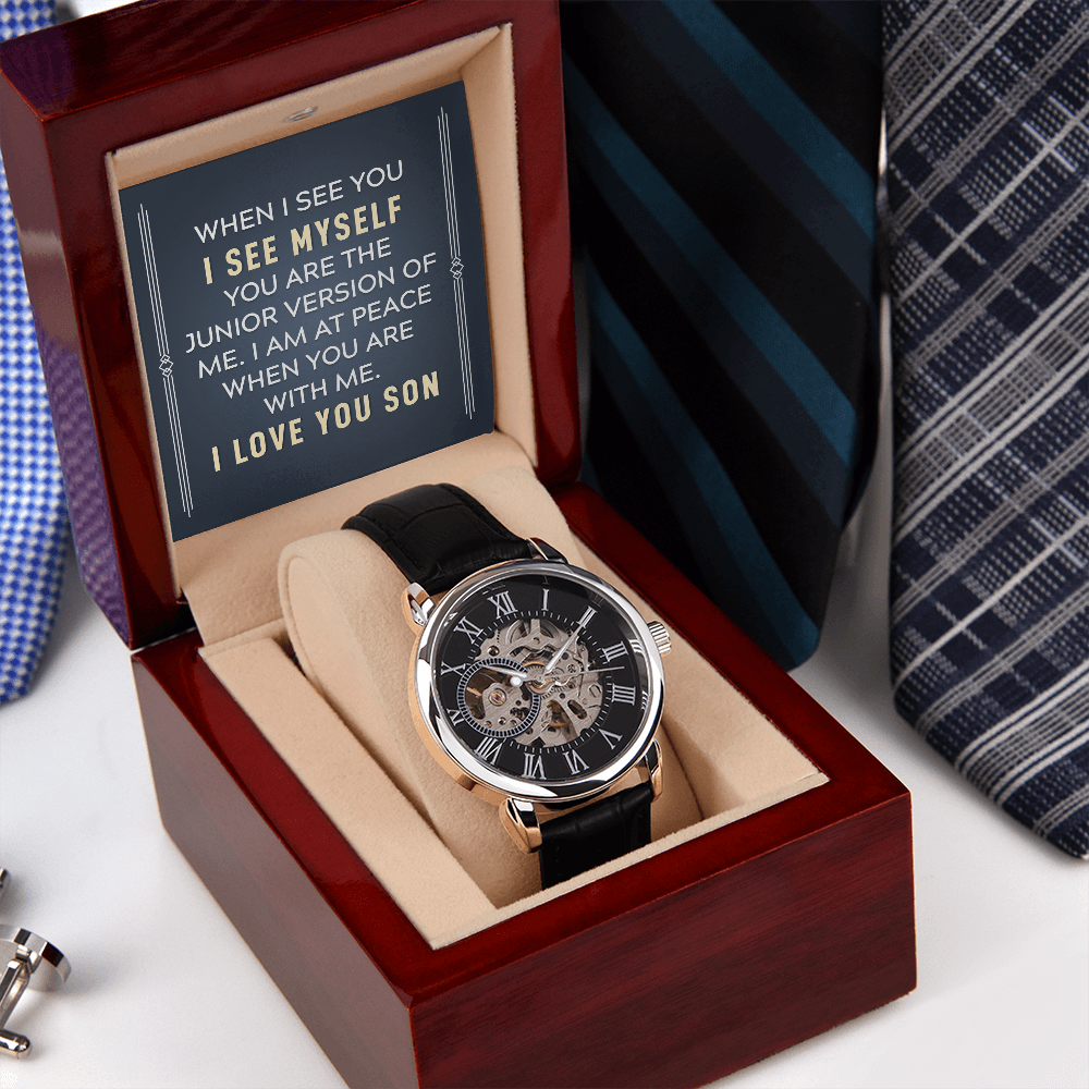 MENS OPENWORK WATCH