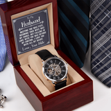 MENS OPENWORK WATCH