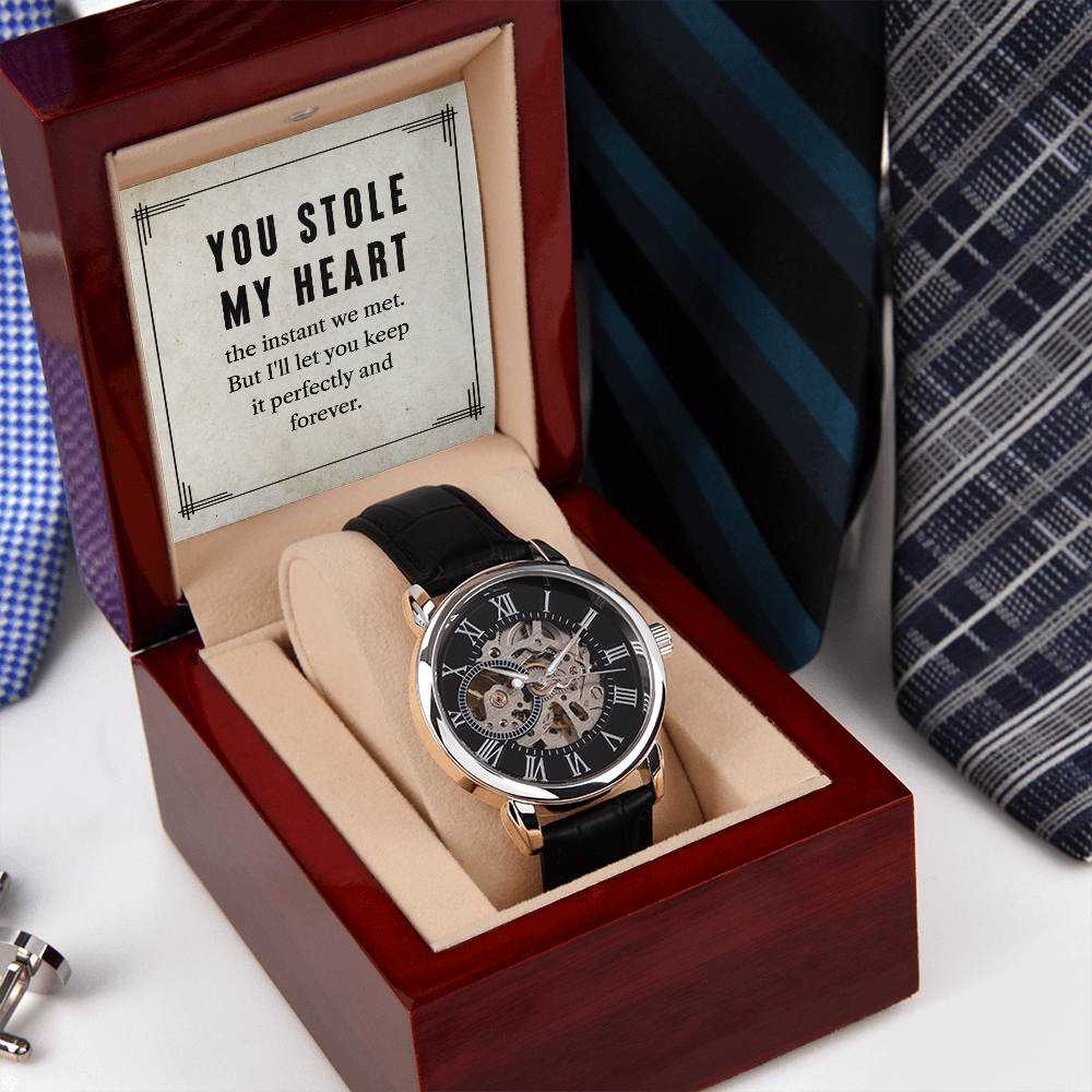 MENS  OPENWORK WATCH