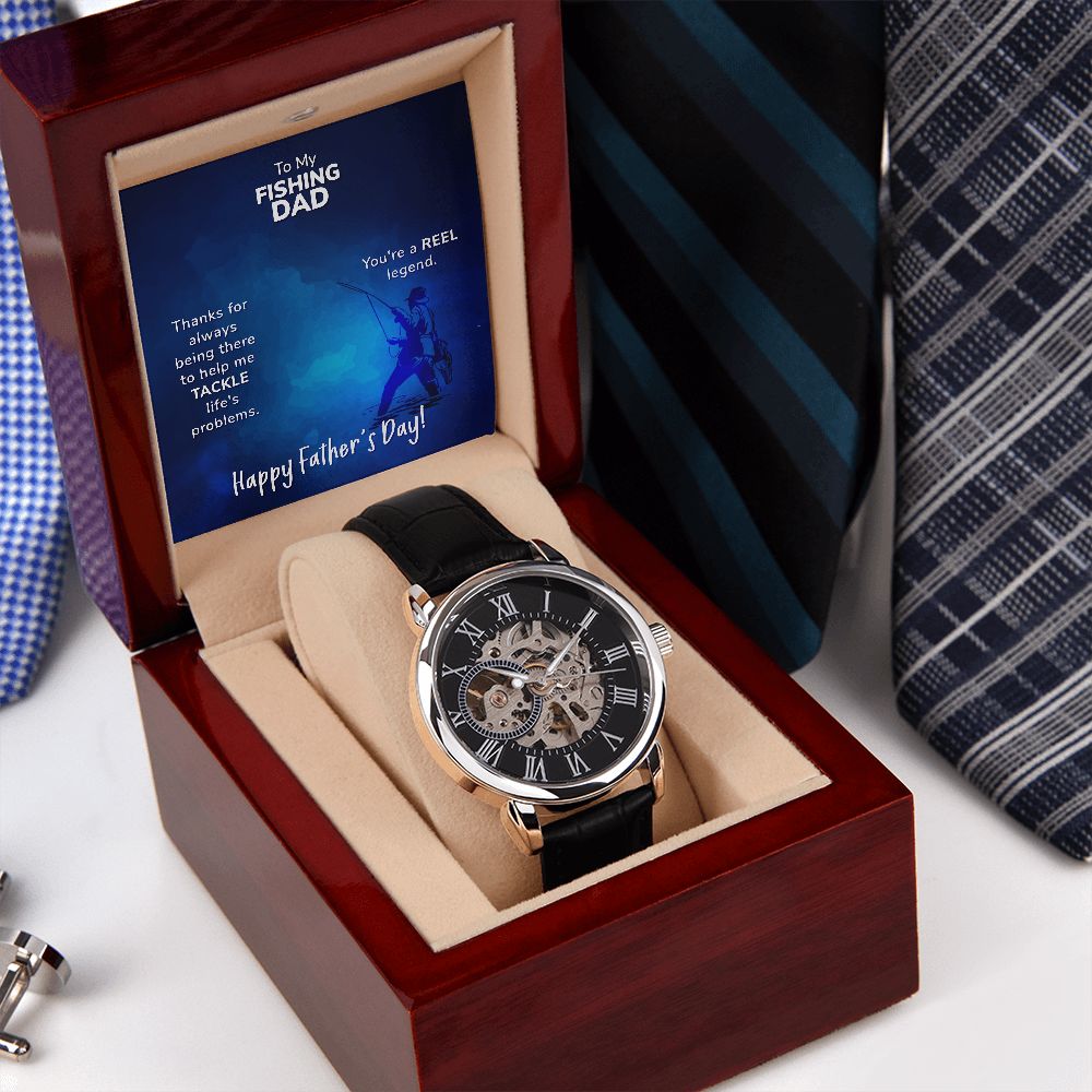 MENS OPENWORK WATCH