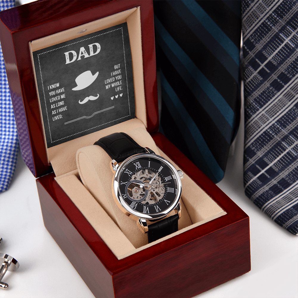 MENS OPENWORK WATCH