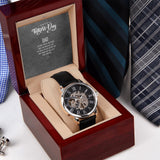 MENS OPENWORK WATCH
