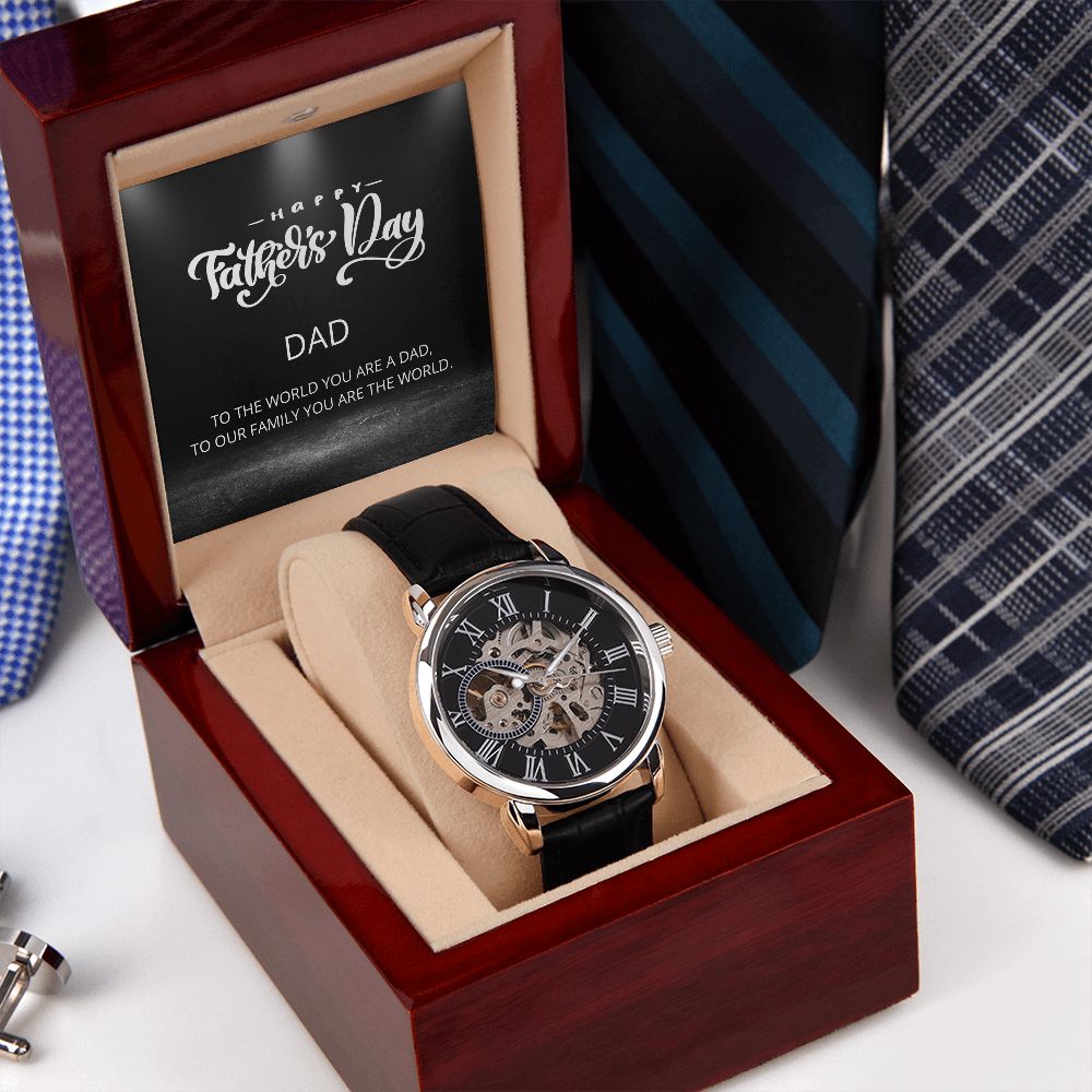 MENS OPENWORK WATCH