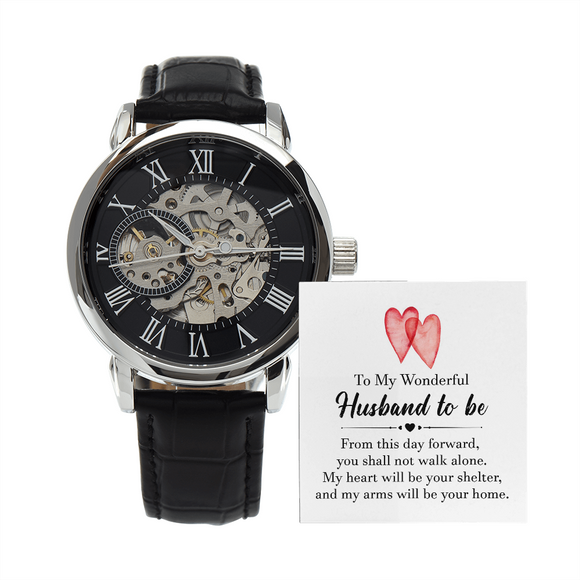 MENS OPENWORK WATCH