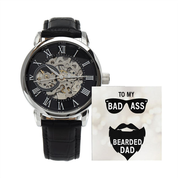 MENS OPENWORK WATCH