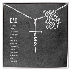 Open image in slideshow, Faith Cross Necklace
