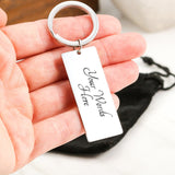 THANKS DAD - Stainless Steel Keychain