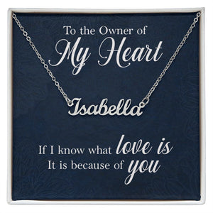 CUSTOM NAME NECKLACE