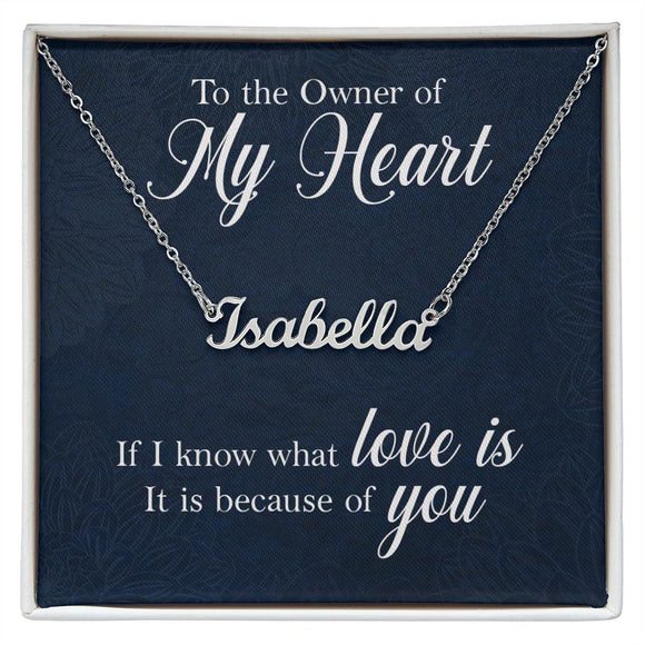CUSTOM NAME NECKLACE