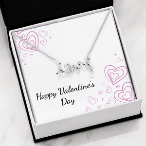 Open image in slideshow, Scripted Love Necklace - Valentines
