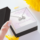 Infinity Heart Necklace with message card
