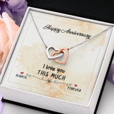 Interlocking Hearts Necklace
