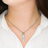 Birthstone Name Necklace - Valentines