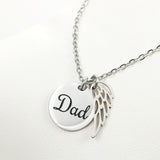 Round Dad Necklace