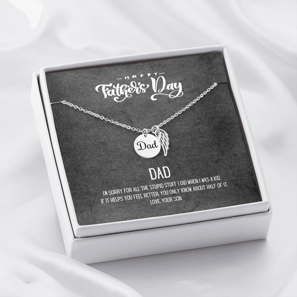 Round Dad Necklace