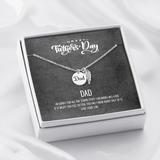 Round Dad Necklace
