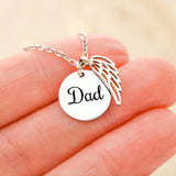 Round Dad Necklace