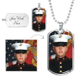 CUSTOM DOG TAG AND CHAIN