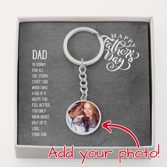 Circle Keychain Upload