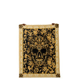 BAROQUE SKULL MICROFLEECE BLANKET
