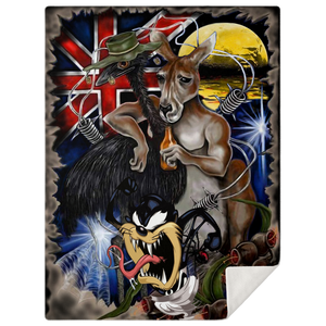 AUSSIE PRIDE MICROFLEECE BLANKET