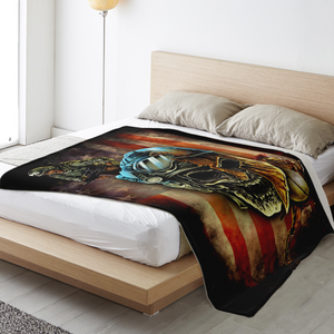 AMERICAN VIKING MICROFLEECE BLANKET