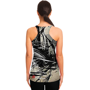 SPLASHED RACERBACK TANK