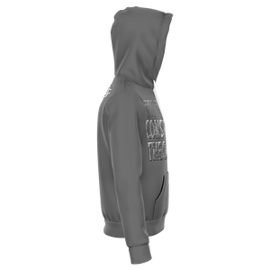 GREY CONSPIRACY HOODIE