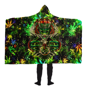 CANNABIS HOODED BLANKET