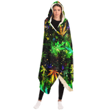 CANNABIS HOODED BLANKET