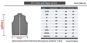 PATTERN 253. Cotton-pad Zipper-up Vest