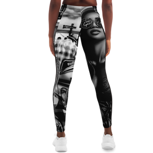 GHETTO LOVE MESH POCKET LEGGINGS