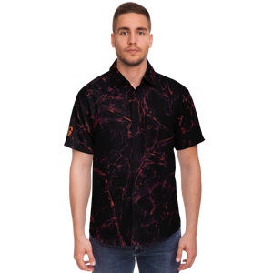 ICED MIDNIGHT RED BUTTON SHIRT