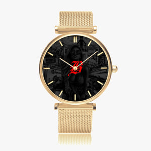 Open image in slideshow, 156. New Stylish Ultra-Thin Quartz Watch (With Indicators) - GHETTO LOVE
