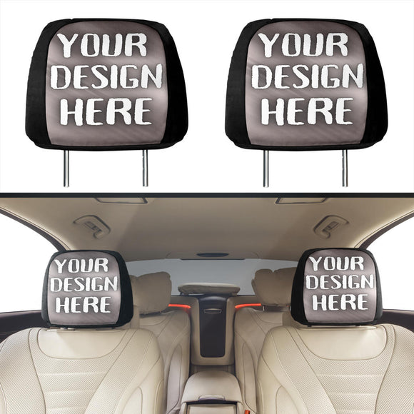 CUSTOM HEAD REST COVERS