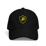 SNAP BACK EMBROIDED CURVED - BLACK/YELLOW